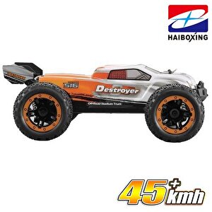 Haiboxing Rc 1/16 Destroyer 45km+ Sürat Uzaktan Kumandalı Model Rc Model Araba Rtr Elektrikli 4wd Brushless Fırçasız Truggy Truck