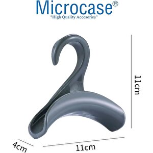 Sert Abs Plastik Portatif Mini Dolap İçi Çanta Askısı 4 Adet - Al5016