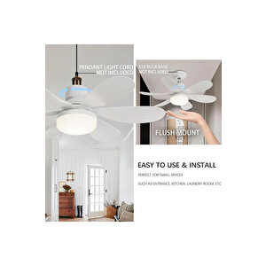 Daisy Fan Led 50w Kumandalı Işıklı Vantilatör hs-9302