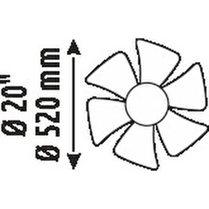 Helios Daisy Fan Led 50w Kumandalı Işıklı Vantilatör hs-9302