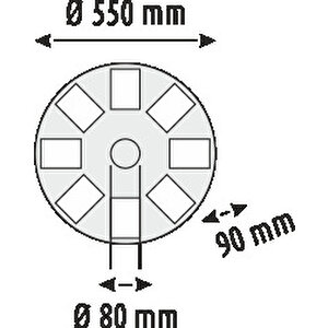 Hs-3846 800w Sensörlü Solar Sokak Ve Bahçe Aydınlatma Ip65 Beyaz Işık (6500k)