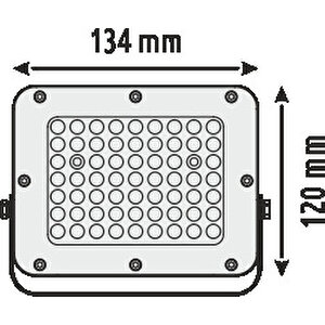 Hs-3881 50w Rgb Solar Led Projektör Aydınlatma Güneş Enerjili Projektör
