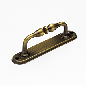 Metal Kapı Çekme Kolu 12 Cm Dolap Mobilya Dolap Çekmece Tutamağı Kulp Kulpları Eskitme Antik Sarı