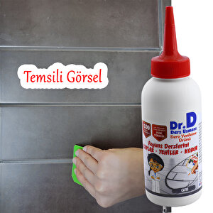 Derz Dolgu Fayans Seramik Mermer Yer Duvar Için Tamir Derz Yenileme Dolgusu 200 Gr Antrasit Gri Renk
