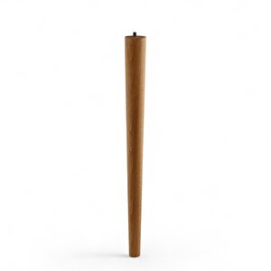 Kahverengi Boyalı Ahşap Silindir Sehpa Ve Masa Ayağı Ayakları Aksesuarları Modern Tasarım 50 Cm