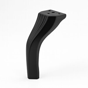 Mobilya Ayağı Ayakları Ünite Baza Koltuk Kanepe Sehpa Masa Tabure Siyah 14 Cm Siyah Metal