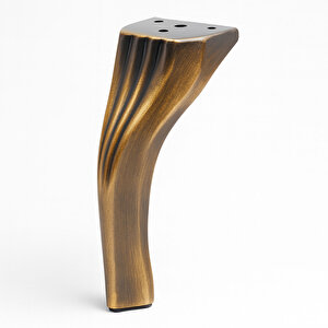 Mobilya Ayağı Ayakları Ünite Baza Koltuk Kanepe Sehpa Masa Metal 14 Cm Eskitme Antik Sarı
