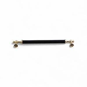 Mobilya Mutfak Çekmece Dolap Dolabı Kulbu Kulpu Kulpları (224 Mm - 22.4 Cm) Siyah Gold Metal