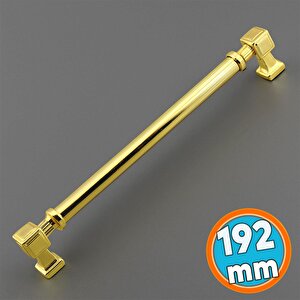 Mobilya Çekmece Mutfak Dolabı Dolap Kulpları Kulb 19.2 Cm Gold Altın Metal Kulp 192 Mm