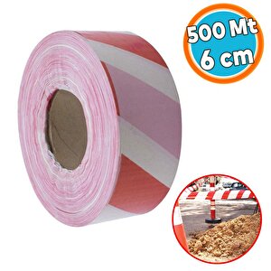Emniyet Şeridi İkaz Uyarı Uyarıcı Bandı 500 Metre Bant En 6 Cm İnşaat Kaza Olay Yeri Otopark Konut