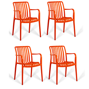 Linea Paris Lüks Kafe Sandalyesi 4'lü
