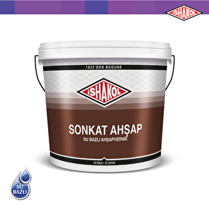 İshakol Sonkat Ahşap Su Bazlı Vernik 2,5l 2,5 litre