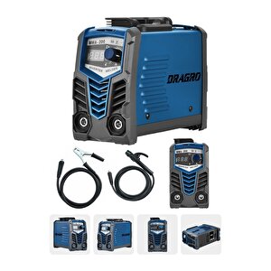 Dragro Alman Mma 250 Amper Profesyonel Dijital Göstergeli Invertör Kaynak Makinesi
