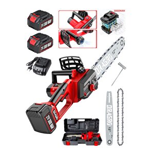 21 Vf 3000 Mah Dijital Gösterge Otomatik Yağlamalı Şarjlı Akülü Dal Kesme Budama Testere Makinesi
