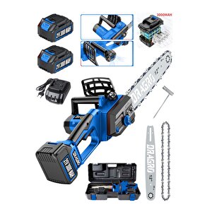 Dragro 21 Vf 3000 Mah Dijital Gösterge Otomatik Yağlamalı Şarjlı Akülü Dal Kesme Budama Testere Makinesi