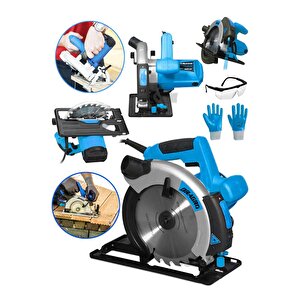 Dragro Alman Pro 4200 Watt Lazerli Bakir Sargili Metal Şanzuman Sunta Kesme Daire Testere Makinesi 185 Mm