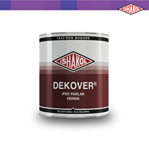 İshakol Dekover Ahşap Vernik 0,75l Maun 0,75 litre