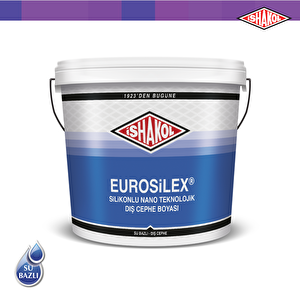 İshakol Eurosilex Silikonlu Dış Cephe Boyası 15l Antrasit Gri Antrasit Gri