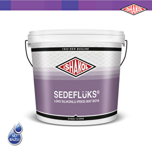 İshakol Sedeflüks Silikonlu Silinebilir İpeksi Mat Boya Antrasit 2,5 Litre 2,5 litre