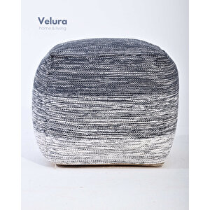 Delight Navy - White - Puf