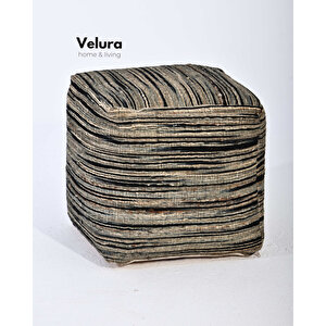 Shiro Beige Black - Puf