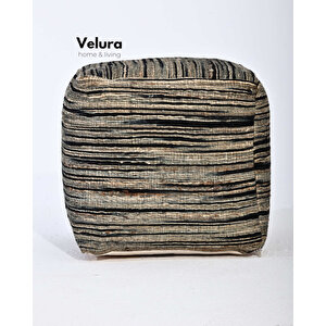 Shiro Beige Black - Puf