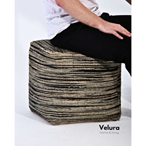 Shiro Beige Black - Puf