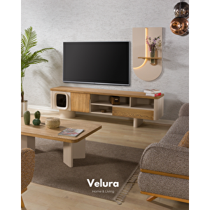 Focus Ahşap Renk Tv Ünitesi