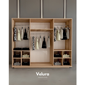 Kelebek Modern Aynalı Şifonyer