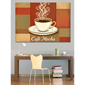 Café Mocha Posteri Dekoratif Kanvas - Mdf Ahşap Tablo