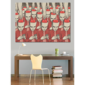 Beyin Yıkama Dekoratif Kanvas - Mdf Ahşap Tablo 50x70 cm