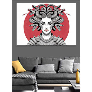 Medusa Dekoratif Kanvas - Mdf Ahşap Tablo 100x140 cm
