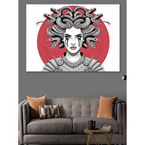 Medusa Dekoratif Kanvas - Mdf Ahşap Tablo