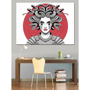 Medusa Dekoratif Kanvas - Mdf Ahşap Tablo
