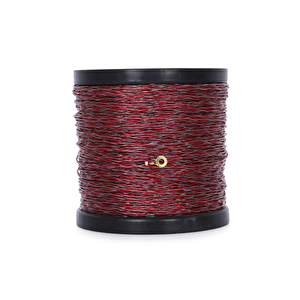Bluebee Ec20 2x0.4mm 500m Bordo 0.22mm Halatlı Çelik Telli Elektrikli Çit İpi