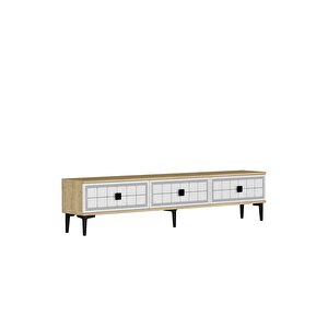 Tsa1801db - Yuka Tv Stand Safi̇rmeşe-beyaz 180cm