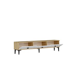 Tsa1801db - Yuka Tv Stand Safi̇rmeşe-beyaz 180cm
