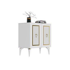 Capri Çok Amaçli Dolap, Konsol Beyaz-gold