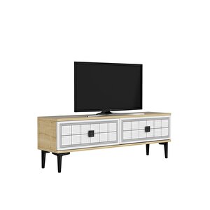 TSA1201DB - Yuka Tv Stand Safi̇rmeşe-Beyaz 120cm