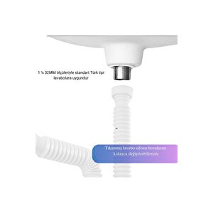 Lavabo Sifonları İçin Körüklü Boru