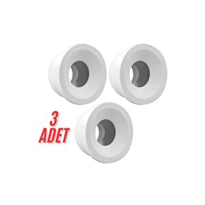 3 Adet Gri Lavabo Sifonu Ve Conta Seti – Komple Ev Lavabo Değişim Seti Yüksek Kalite