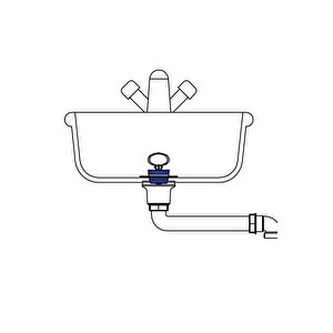 3 Adet Gri Lavabo Sifonu Ve Conta Seti – Komple Ev Lavabo Değişim Seti Yüksek Kalite