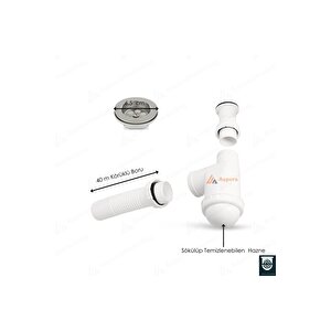 Tasli Lüks Si̇fon – Çi̇ft Çamaşir Maki̇nesi̇ Gi̇ri̇şli̇, Koku Önleyi̇ci̇