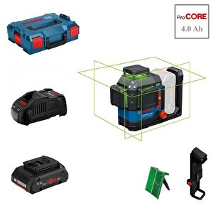 Gll 18v-120-33 Cg 1x4 Ah Procore Akülü Yeşil Çizgi Lazer