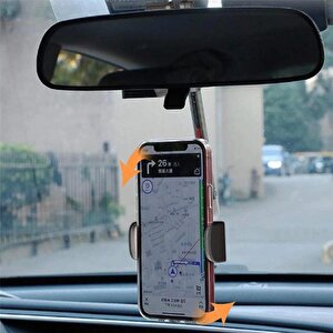 3b Trend Araç İçi Ayarlanabilir Dikiz Aynası Telefon Tutucu İz Bırakmayan Araba Telefon Tutacağı