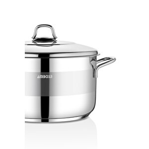 Saphi̇re Saphi̇re 22x12 Deri̇n Tencere Çeli̇k Kapak