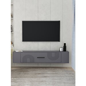 Restol2ct Duvara Montaj Tv Sehpasi ANTRASİT Antrasit