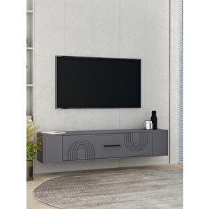 Restol2ct Duvara Montaj Tv Sehpasi ANTRASİT Antrasit