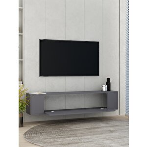 Restol2ct Duvara Montaj Tv Sehpasi ANTRASİT Antrasit