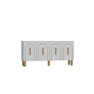 Yosunct (kb150) Bohem Konsol beyaz-beyaz-safir kulp
